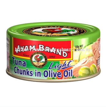 Ayam Brand Tuna Chunks in olive oil Light 150g