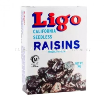Ligo Black Raisins 30g