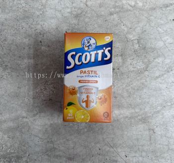 Scott's Pastil Vitamin C Orange 50's 100g