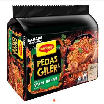 Maggi Pedas Giler Perisa Ayam Bakar 5x76g