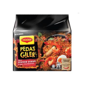 Maggi Pedas Giler Perisa Seafood Berapi 5x76g