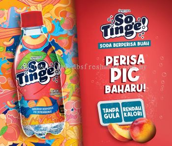 Spritzer So Tinge Peach Flavour 325ml