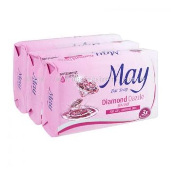 May Bar Soap Diamond Dazzle Sea Salt 3x85g