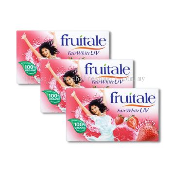 Fruitale Bar Soap Strawberry 3x80g