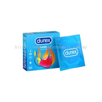 Durex Love Easy-On Condoms 3's