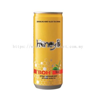 Honey B Sparkling Black Tea Drink 250ml