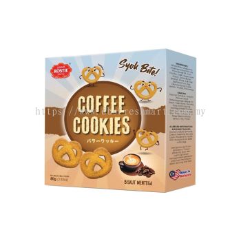 Syok Bite Butter Cookies Coffee 80g 