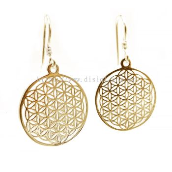 FLOWER OF LIFE EARRINGS [BIG]