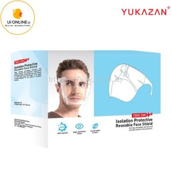 Yuka Zan Reusable Isolation Protective Face Shield (Adult Size)