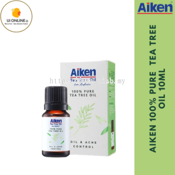 AIKEN 100% PURE TEA TREE OIL 10ML