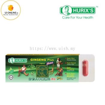 Hurix's Ginseng Plus Kapsul (Improved) 6's