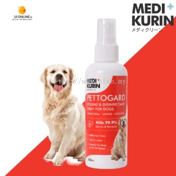 MEDI KURIN HOCL PettoGard Wound & Disinfectant Spray for Dog 100ml