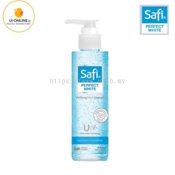 SAFI PERFECT WHITE 2 IN 1 CLEANSER 160ml