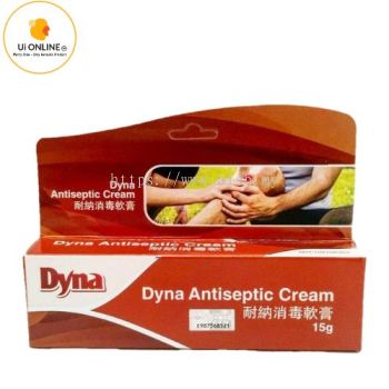 DYNA Antiseptic Cream Kulit Terbakar/Gigitan Serangga/Memberi Kesan Antiseptik/Luka Kecil 15g