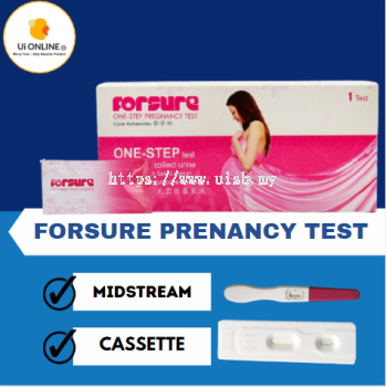 FORSURE PREGNANCY TEST MIDSTREAM/CAASSETTE - UJIAN KEHAMILAN
