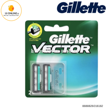 GILLETTE VECTOR PLUS CARTRIDGE 2S *6182