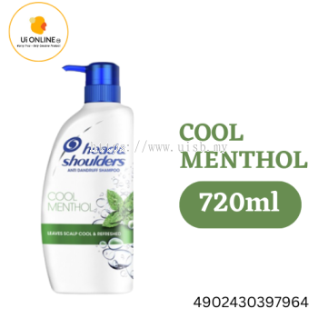 Head & Shoulders Cool Menthol Anti-Dandruff Shampoo (720 ml) *7964