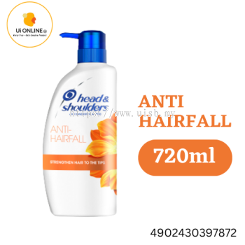 Head & Shoulders Anti Hairfall + Anti Dandruff Shampoo (720ml) *7872