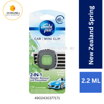 AMBI PUR CAR MINI CLIP 2.2ML (NEW ZEALAND SPRING)