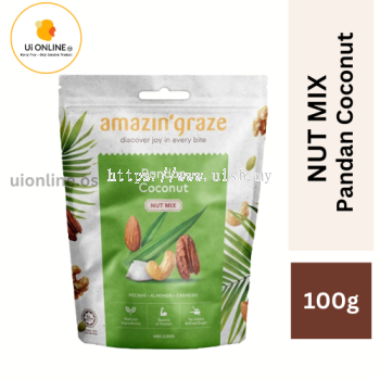 AMAZIN' GRAZE NUT MIX 100G - PANDAN COCONUT (EXP 06/2025)