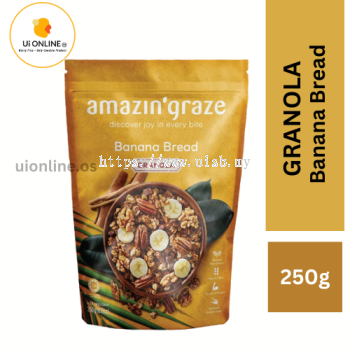 AMAZIN' GRAZE GRANOLA 250G - BANANA BREAD (EXP 06/2025)