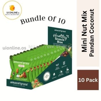 AMAZIN' GRAZE NUT MIX 30G X 10 - PANDAN COCONUT (EXP: YR 2026)