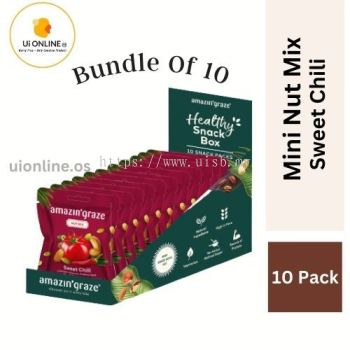 AMAZIN' GRAZE NUT MIX 30G X 10 - SWEET CHILLI (EXP: YR 2026)