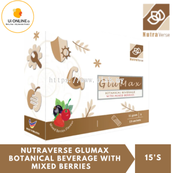 NUTRAVERSE GLUMAX BOTANICAL BEVERAGE WITH MIXED BERRIES 15'S