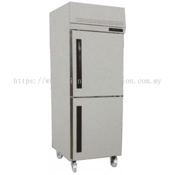 Japan Stainless Steel 2 Door Upright Freezer