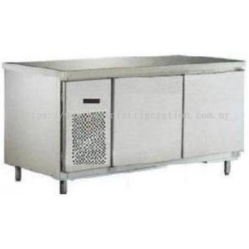 Stainless Steel 2 Door Counter Freezer 5ft [Pre-Order]