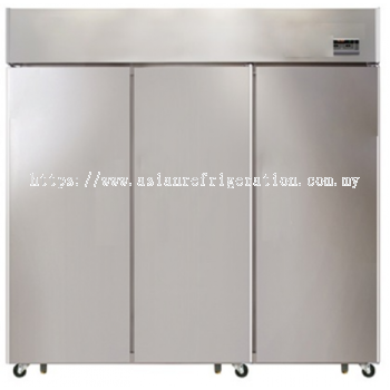 Stainless Steel 3 Full Door Upright Freezer