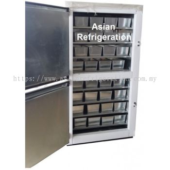 Rectangular Block Ice Maker Upright Freezer