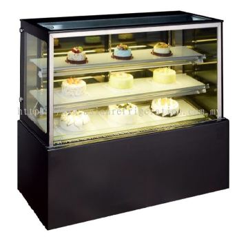 Premium Black Colour Marble Cake Showcase (4ft) [Pre-Order]