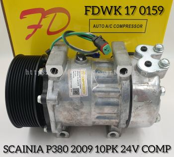 FDWK 17 0159 Scania P380 2009 SD 7H15 10PK 24V Compressor New