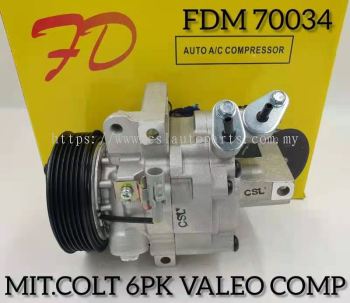 FDM 70034 Mitsubishi Colt 6PK Valeo Compressor New