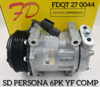 FDQT 27 0044 Proton Persona 6PK Compressor New