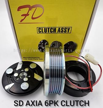 FD 0083 Perodua Axia 2014 SD7V10 6PK Clutch (NEW)