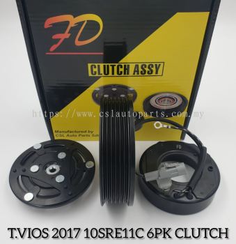 FD 0090 T/Vios 2017 6PK 10SRE11C Clutch (NEW)