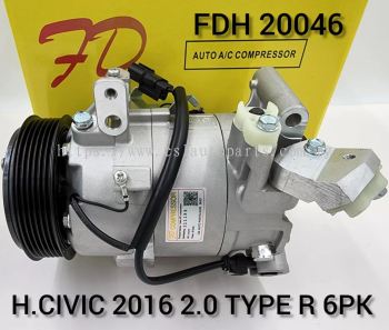 FDH 20046 H/Civic 2016 6CVC140E 6PK Type-R 2.0 Compressor (NEW)