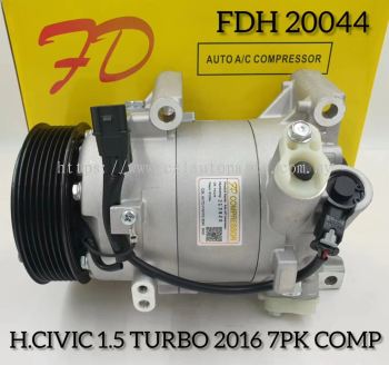 FDH 20044 H/Civic 2016 6CVC140E 7PK Turbo 1.5 Compressor (NEW)