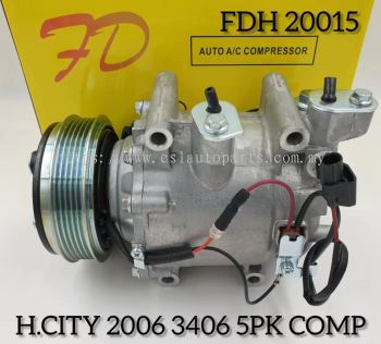 FDH 20015 H/City 2006 TRSE07 5PK 3406 Compressor (NEW)