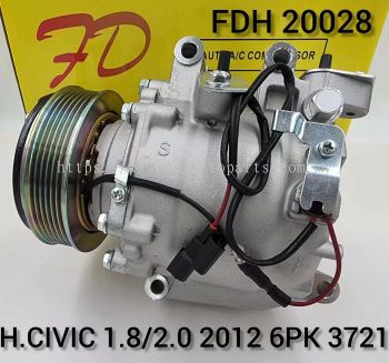 FDH 20028 H/Civic 2012 TRSE09 6PK 1.8/2.0 3773 Compressor (NEW)