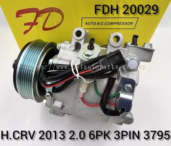 FDH 20029 Honda CRV 2012 TRSE09 6PK 2.0-3 PIN 3795 Compressor (NEW)