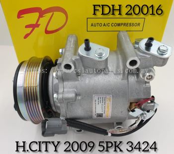 FDH 20016 H/City 2009 TRSE09 5PK 3424 Compressor (NEW)