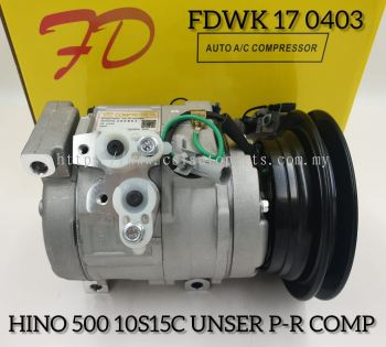 FDWK 17 0403 Hino 500 10S15C-PL 1AO Compressor (NEW)