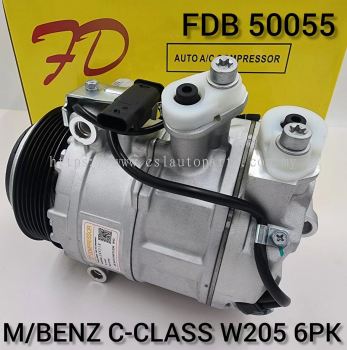 FDB 50055 M/Benz W205 2016 7SAS17C 6PK 110 C-Class Compressor (NEW)