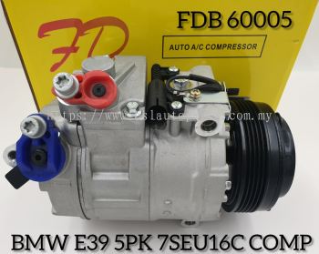 FDB 60005 BMW E39 7SBU16C 5PK 110MM Compressor (NEW)