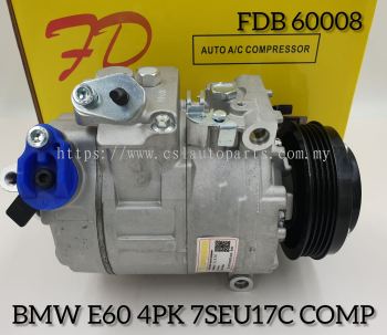 FDB 60008 BMW E60 7SEU17C 4PK 100mm Compressor (NEW)