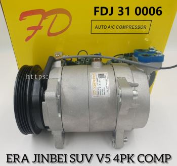 FDJ 31 0006 Era Jinbei Delphi-V5-6L 4PK SUV Compressor (NEW)