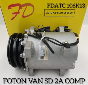 FDATC 106K13 Foton Van ATC-SD 2A Compressor (NEW)